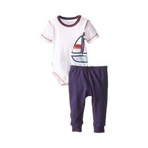 Newborn Boys 2pc Bodysuit Pants Set 3M 3 Months